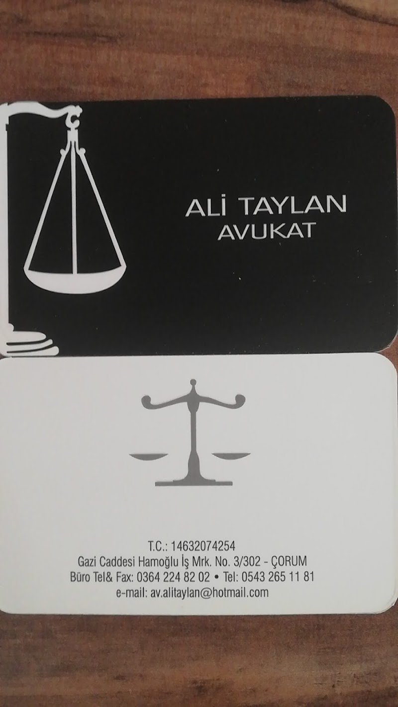 Avukat Ali Taylan Hukuk Bürosu