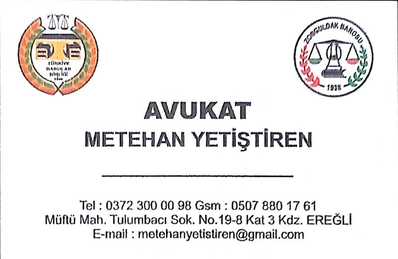 Avukat Metehan Yetiştiren Hukuk Bürosu