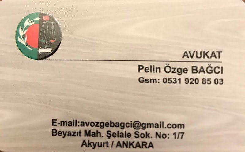 Avukat Pelin Özge Bağcı Hukuki Danışmanlık