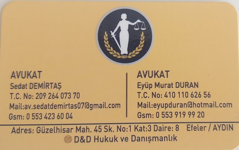 D&D Hukuk ve Danışmanlık Bürosu