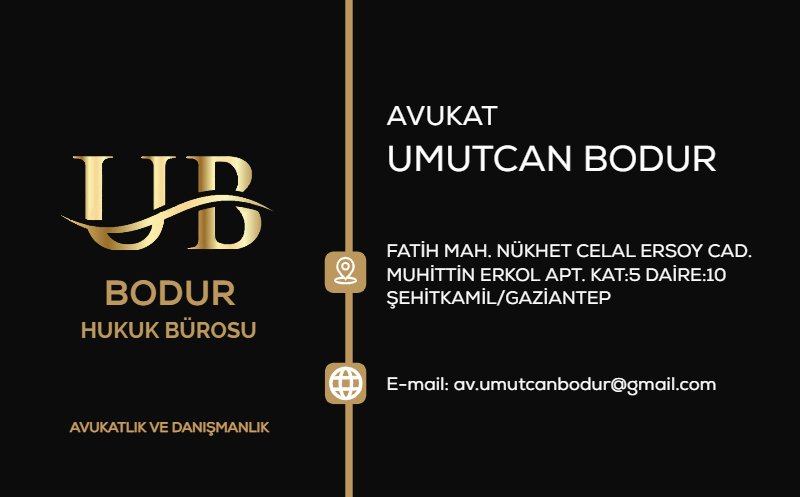 AVUKAT UMUTCAN BODUR / BODUR HUKUK BÜROSU
