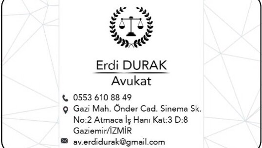 Avukat Erdi Durak | Gaziemir, İzmir | Avukat ve Arabulucu