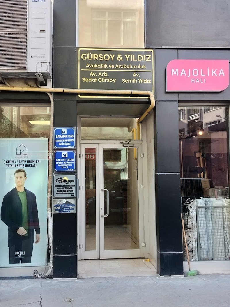 Gürsoy & Yıldız Avukatlık ve Arabuluculuk Bürosu (Avukat Sedat Gürsoy - Avukat Semih Yıldız