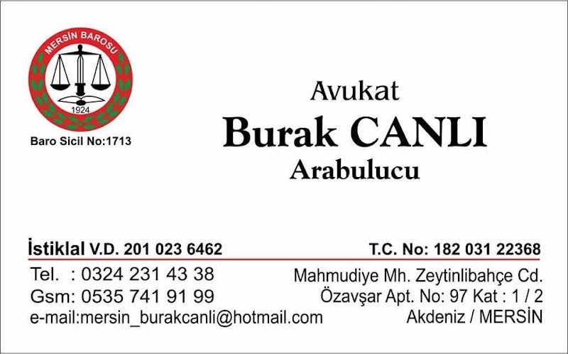 Arabulucu Avukat Burak Canlı