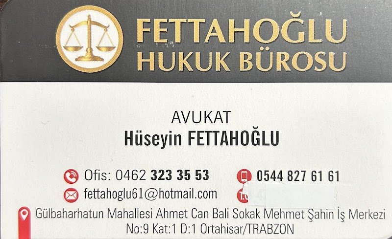 FETTAHOĞLU HUKUK VE DANIŞMANLIK BÜROSU