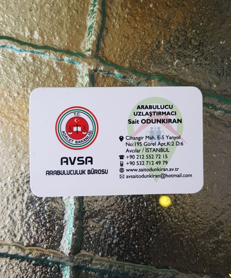 Avsa Hukuk Ve Arabuluculuk Bürosu Av. Arb. Sait Odunkıran
