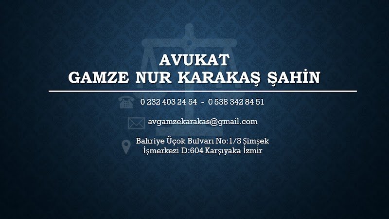 Avukat Gamze Nur KARAKAŞ ŞAHİN
