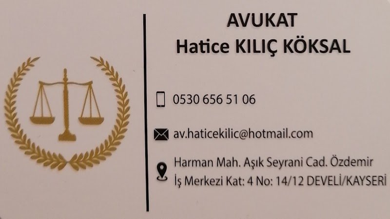 AVUKAT HATİCE KILIÇ KÖKSAL