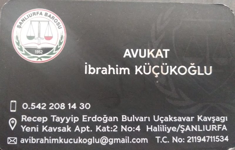 Avukat İbrahim Küçükoğlu