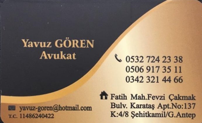 Avukat Yavuz Gören