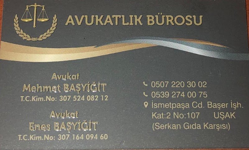 Avukat Mehmet Başyiğit - Avukat Enes Başyiğit