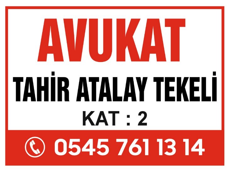 Av. Tahir Atalay Tekeli Hukuk & Danışmanlık Bürosu | Ödemiş - Beydağ