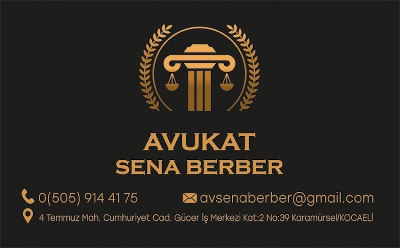 Avukat Sena Berber Hukuk & Danışmanlık Bürosu(CEZA AVUKATI GAYRİMENKUL AVUKATI BOŞANMA AVUKATI İŞÇİ AVUKATI İCRA AVUKATI