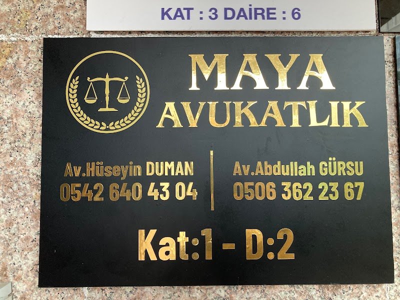 Maya Avukatlık | Av. Abdullah Gürsu | İstanbul Kartal Boşanma Avukatı ve Kartal Ceza Avukatı
