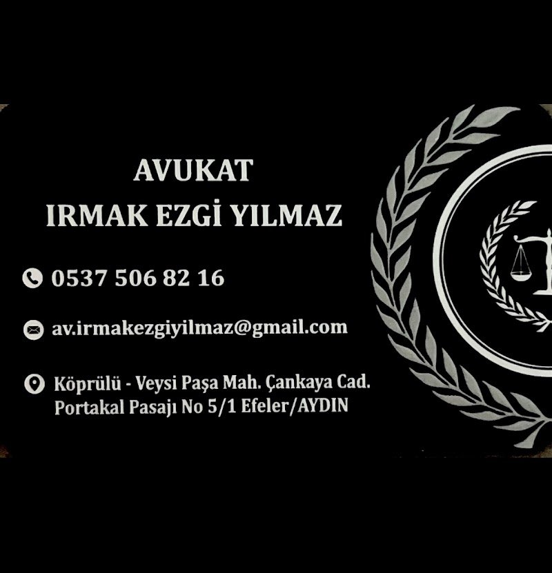 Avukat Irmak Ezgi Yılmaz - Aydın Boşanma Avukatı-Ceza Avukatı-İş Avukatı-İcra Avukatı-Miras Avukatı-Tazminat Avukatı
