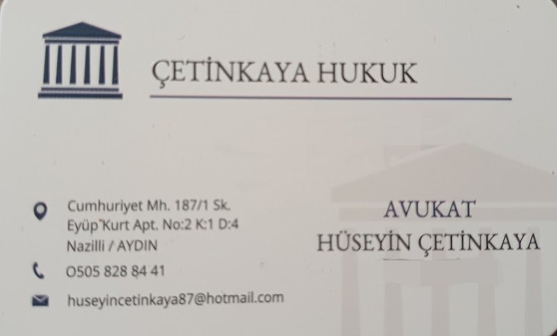 Avukat Hüseyin ÇETİNKAYA