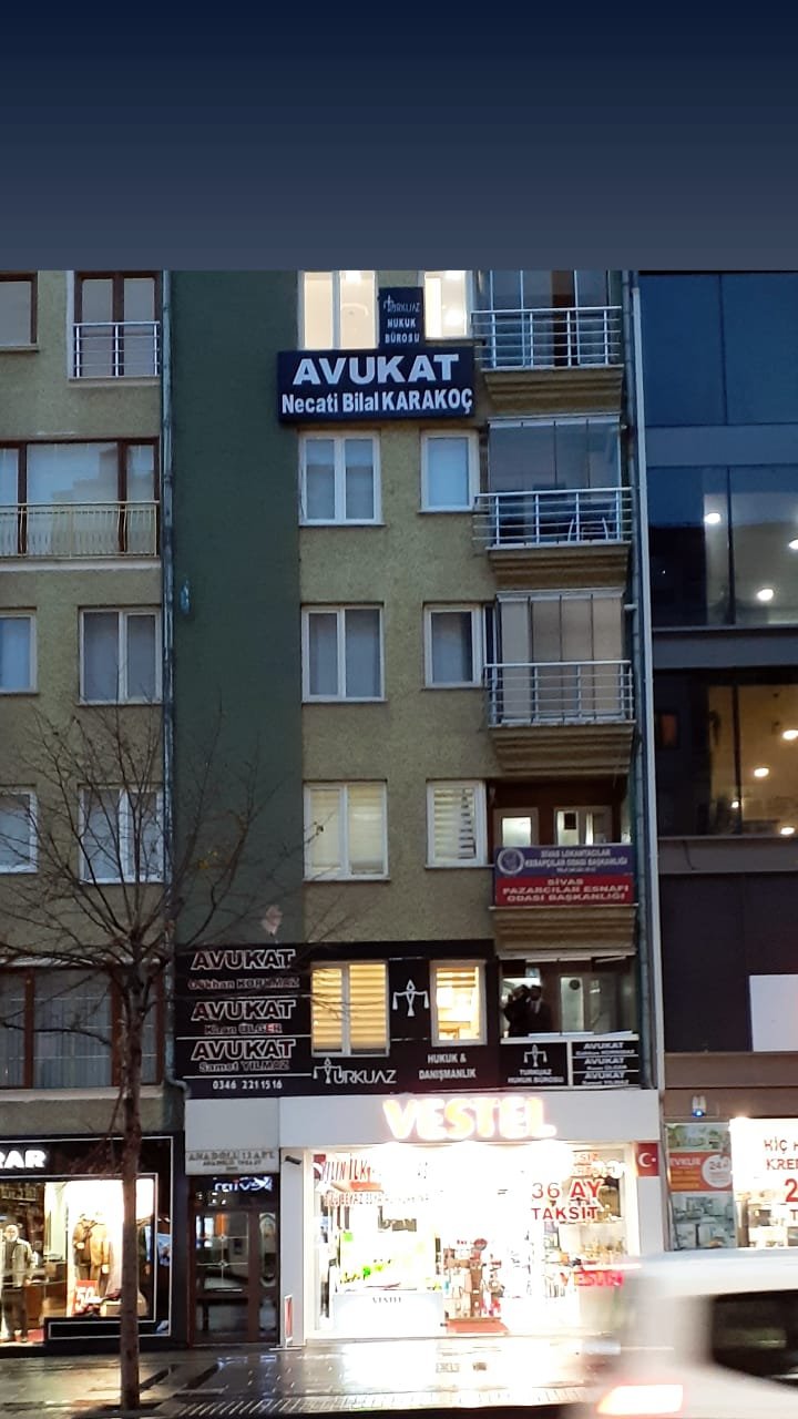 Sivas Avukat Necati Bilal Karakoç Hukuk Danışmanlık