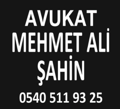 Avukat Mehmet Ali Şahin